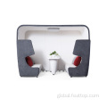 Soundproof Meeting Pods Modern office booth sofa for private meeting Manufactory